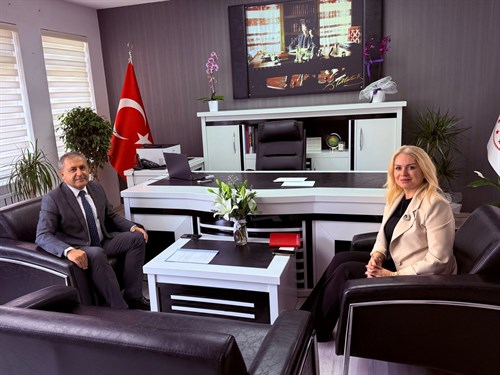 İlçe Milli Eğitim Müdürü Arzu Günaydın'a Ziyaret